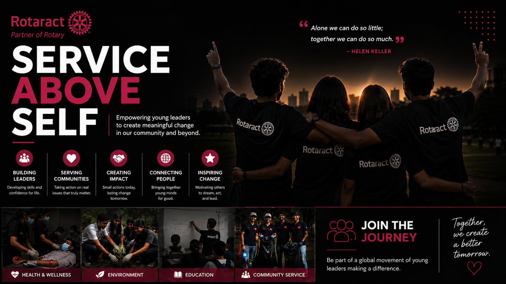 Service Above Self: How Rotaract is Creating Change in Our Community