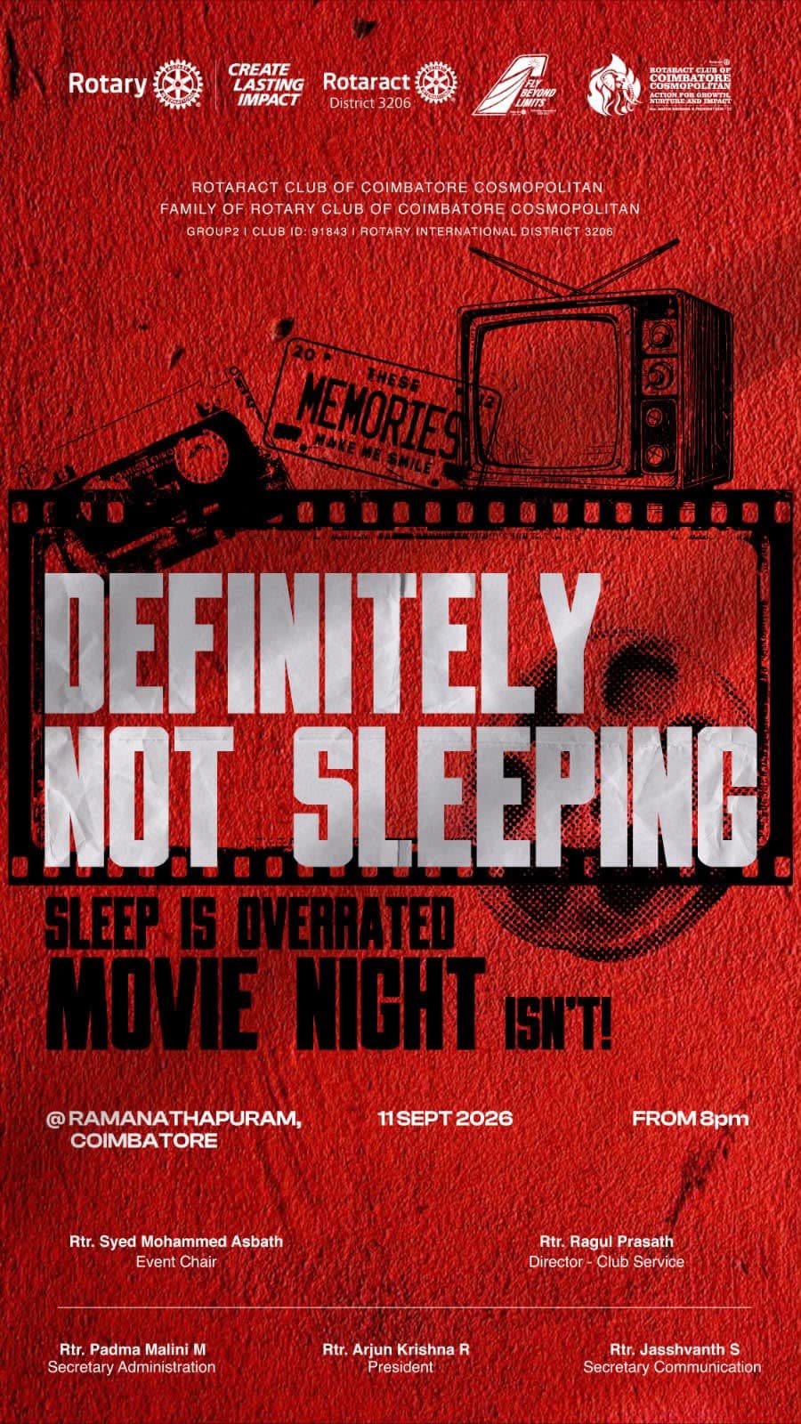 DEFINITELY NOT SLEEPING