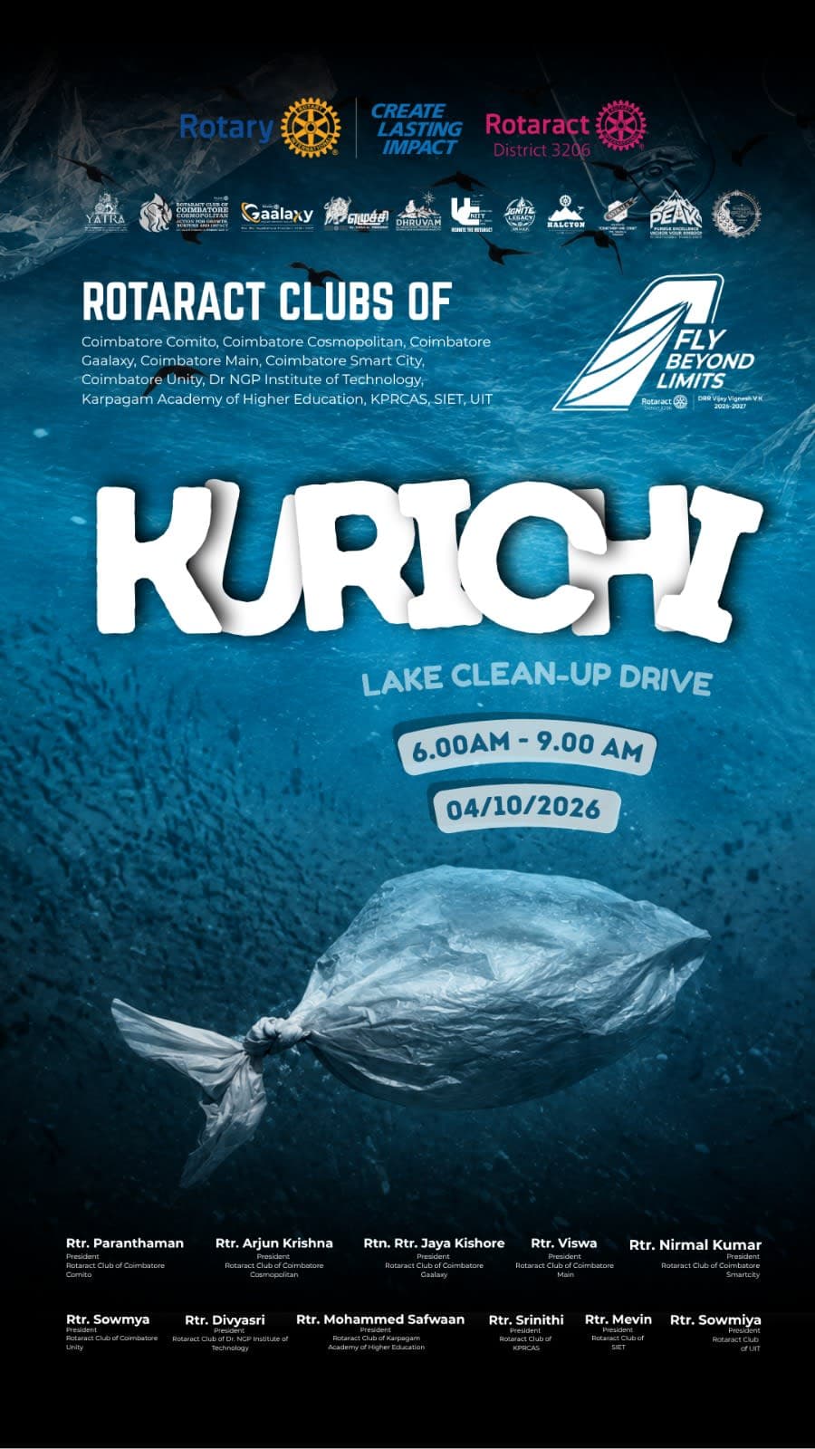 KURICHI - Lake Clean-Up Drive